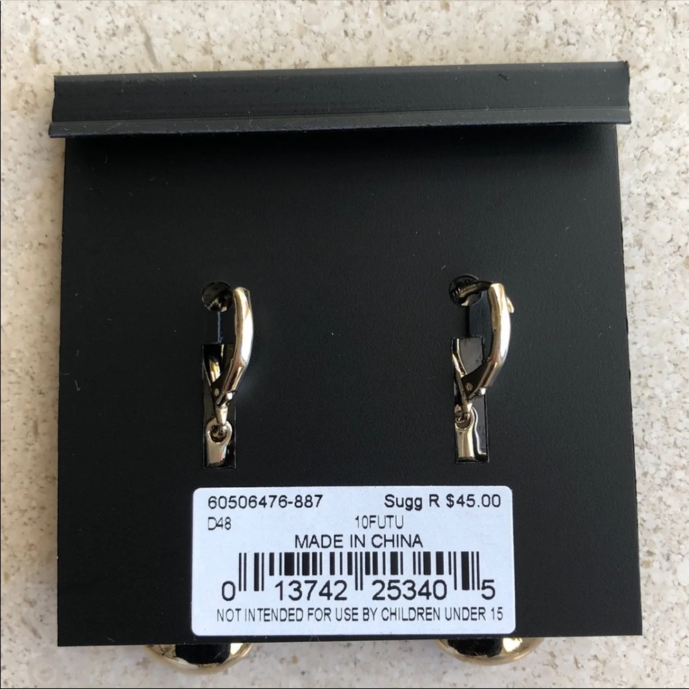 Givenchy Red Stone Drop earrings - Picture 3 of 7